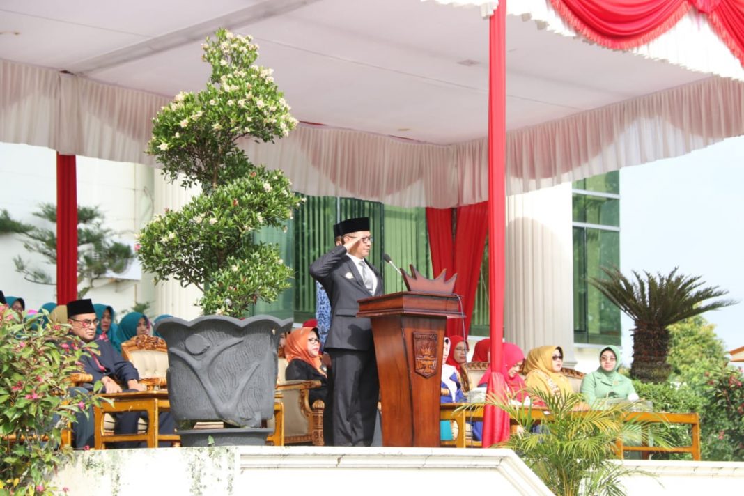 Khidmatnya Peringatan Hari Bela Negara di Balai Kota Bukittinggi