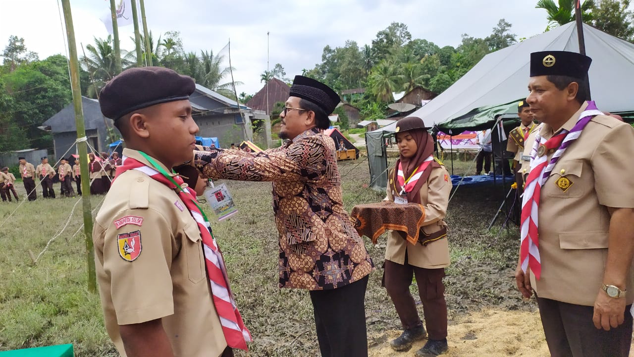 Wabup Solok Selaku Ketua Kwarcab Buka SLC MAN 1 Solok di Muaro Paneh 1