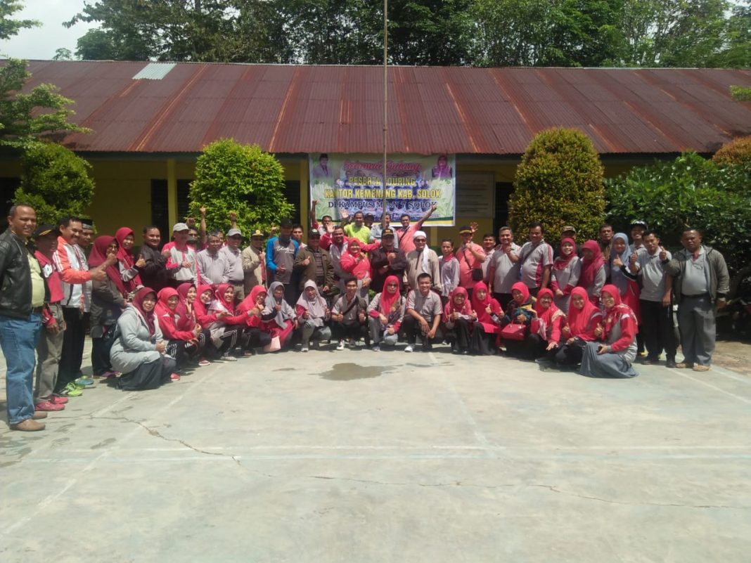 Peserta Touring Motor HAB Kemenag 74, Badoncek Untuk MTsN 7 Solok