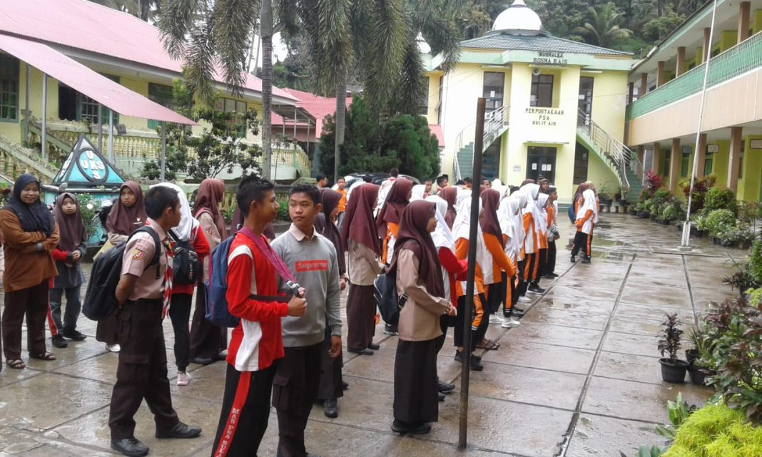 MTsS PSA Ikuti School Metting di MTsS Mhardatillah Bukit Kandung