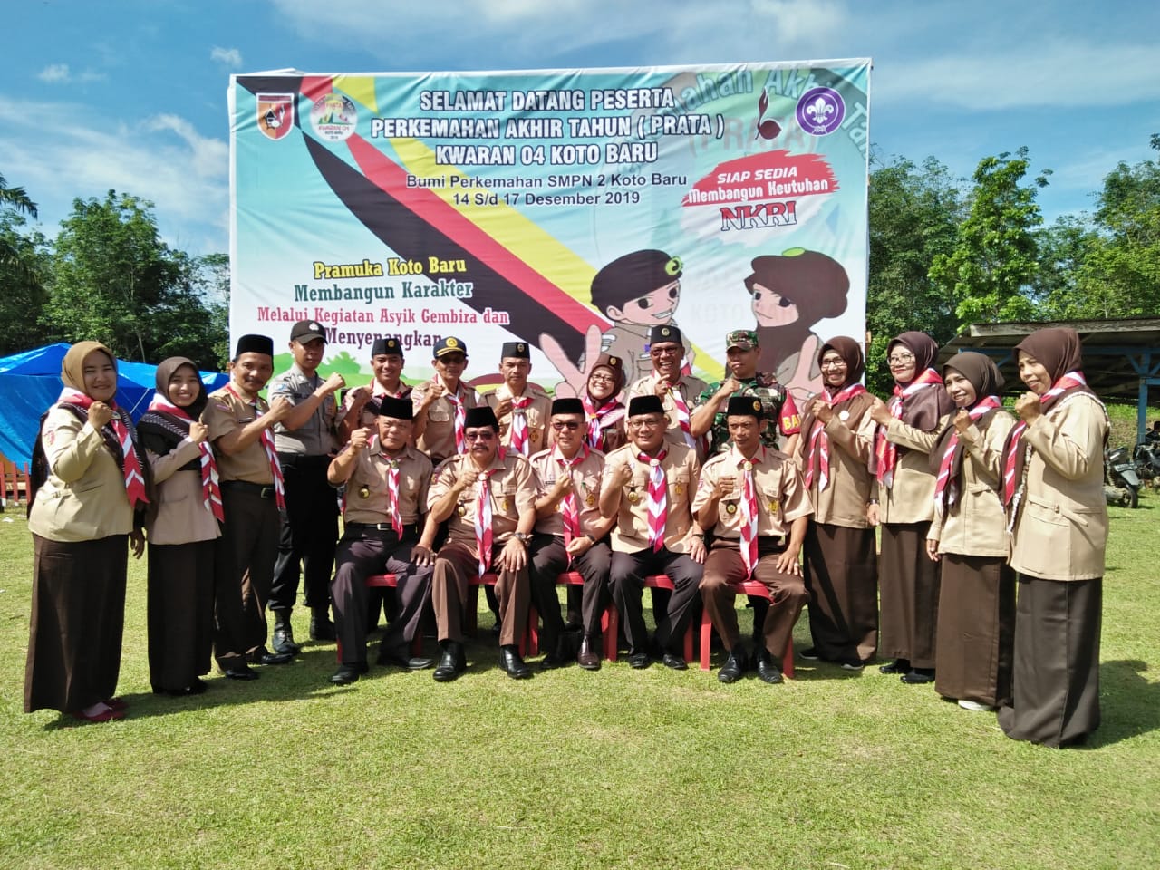 Diikuti 27 Gudep, Prata 2019 Dharmasraya Juga Kukuhkan Pengurus Kwarran 04 Koto Baru 2 079 dhar b