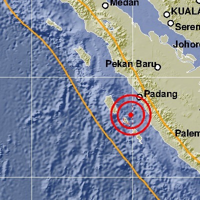 Selasa Dini Hari, Gempa Terasa di Sebagian Wilayah Sumbar