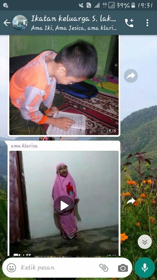 Dirumahkan, Santri Surau Lakuak Rindu Kebersamaan 1 santri