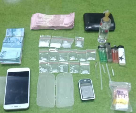 Polres Solok Tangkap 2 Pelaku Narkoba di Lolo Kec. Pantai Cermin 1 polres