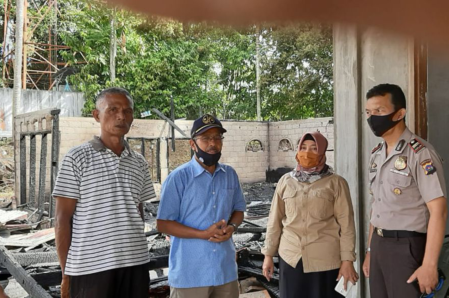 Kerugian Lebih Seratus Juta, 2 Motor Ikut Ludes Terbakar 4 lebih