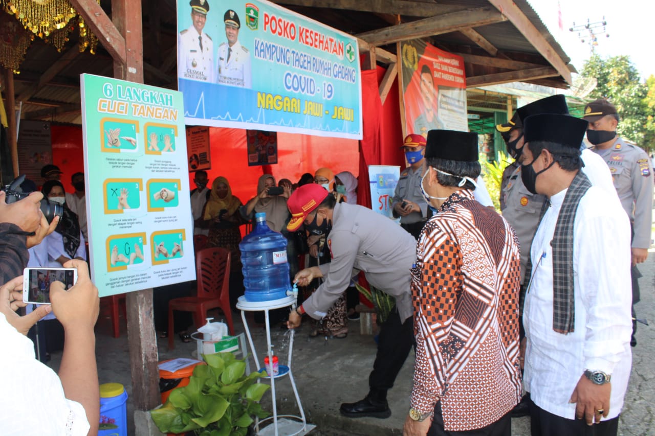 Wakili Kapolda, Kepala SPN Tinjau Kesiapan Nagari Jawi-Jawi Sebagai Kampung Tageh 4 wakili
