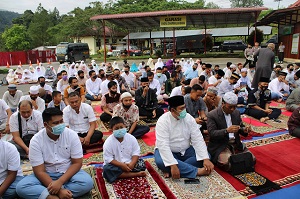Kapolres Solok Pimpin Pelaksanaan Kurban 1441 H 3 kapolres