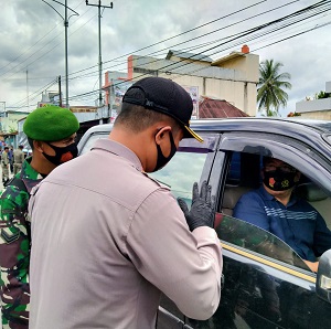 Sosialisasikan Perda AKB, Polres Solok Kota Gelar Operasi Yustisi 6 sos