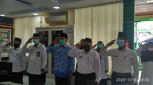 Virtual, Kemenag Bukittinggi Ikuti Upacara Hari kesaktian Pancasila 2 kemenag