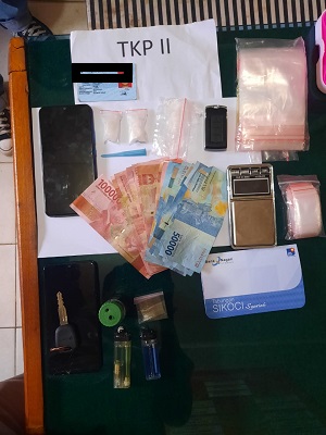 Kembali, Polres Solok Bekuk 5 Pelaku Narkoba di Koto Baru 4 polres