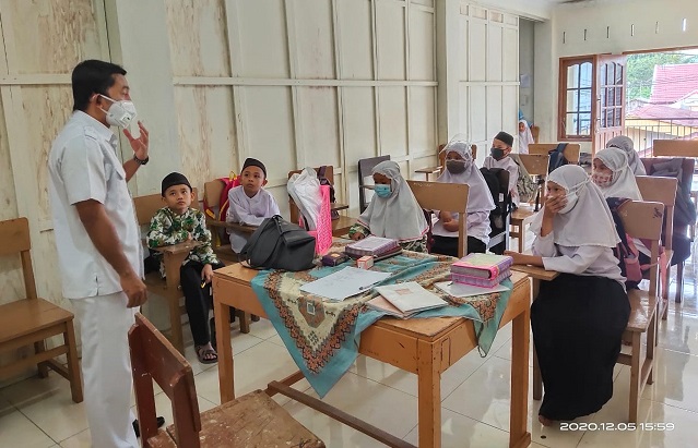 PAIF Kemenag Bukittinggi Sosialisasikan Pencegahan Covid-19 di TPQ Ijtihad