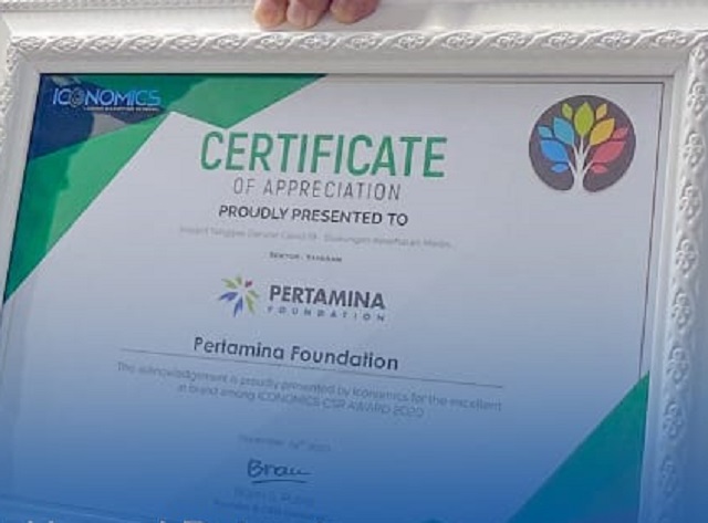 049 pertamina aa Pertamina Foundation Raih Penghargaan Dalam Ajang Iconomics CSR Awards 2020