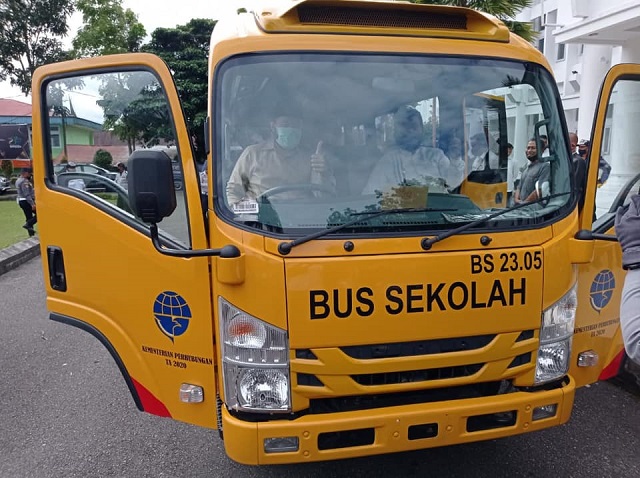 Prestasi WTN, Padang Panjang Terima Bus Sekolah Kemenhub