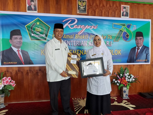 MTsN 2 Solok Bertabur Prestasi pada HAB Kemenag ke 76