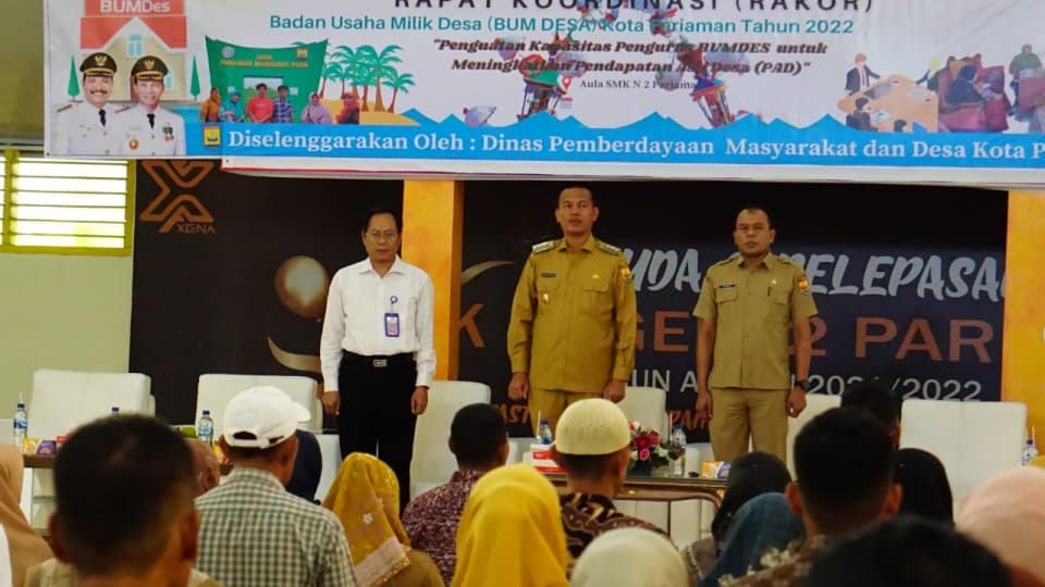 08-01-41-1671426315-06014689-cd7f-4ef0-843c-b85a47488b56 Wako Genius Umar Buka Rakor BUMDes Kota Pariaman Tahun 2022