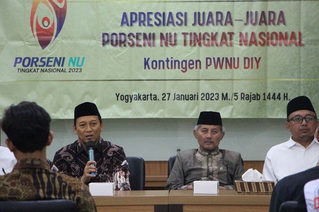 0175 gus hilmy Gus Hilmy Berikan Apresiasi Kepada Para Juara Porseni NU Tingkat Nasional 2023