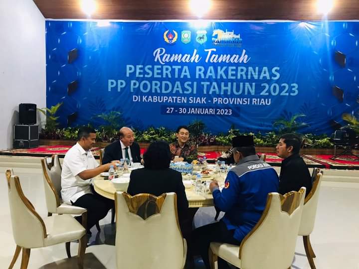 Ketua Umum Pordasi Sumbar, Deri Asta Ikuti Rakernas 2023