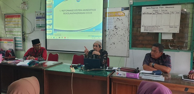 032 man 1 slk a Persiapan Akreditasi 2023, MAN 1 Solok PK gelar Lokakarya