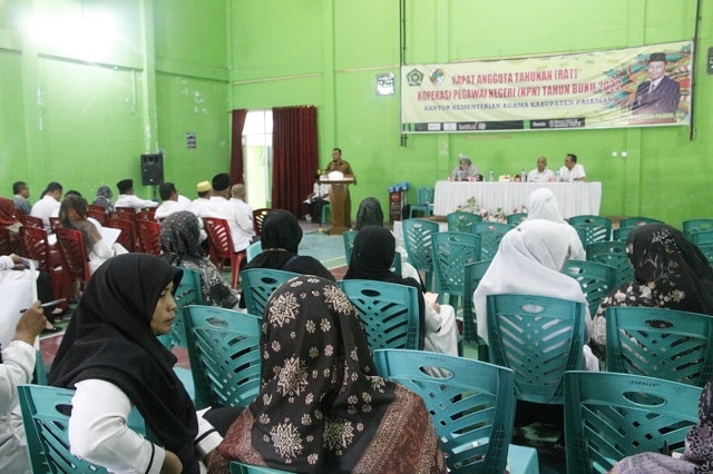 0129 rat kemenag pasaman a RAT 2022, KPN Kemenag Pasaman Diapresiasi Dinas Koperasi