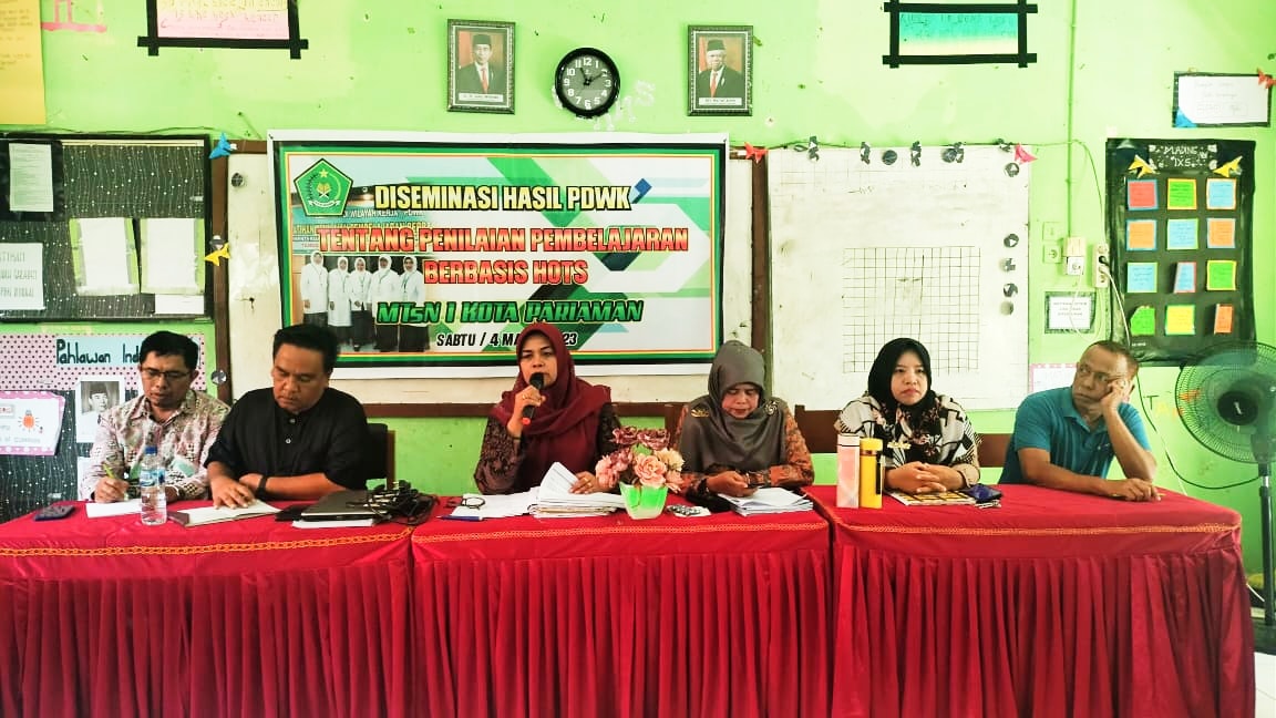 Rapat Periodik MTsN 1 Pariaman Bahas Persiapan Asesmen