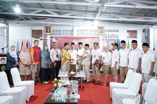 0112 gerindra ppj a 20 Bacaleg Gerindra Daftarkan Berkas ke KPU Padang Panjang