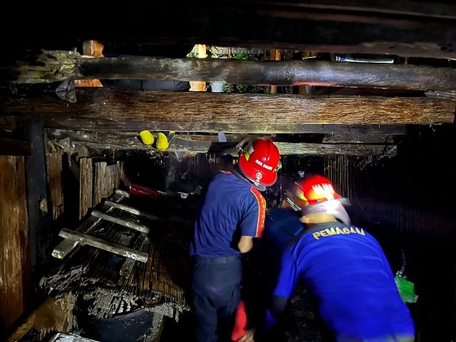 2 Rumah Terbakar di Cupak di Dua Lokasi Berbeda 1