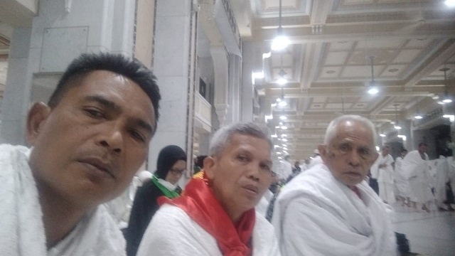 Jemaah Haji Kabupaten Solok Nikmati Suasana Masjidil Haram 1