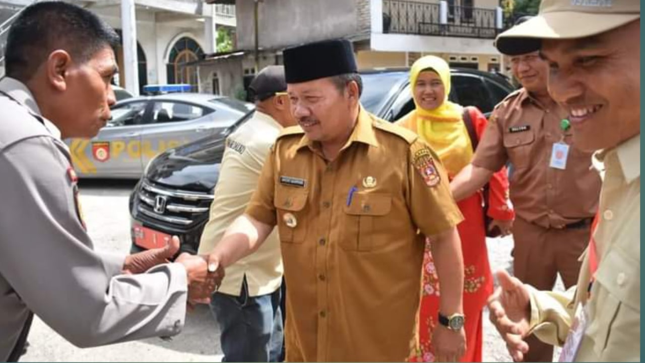 Bupati Agam Monitoring Pelaksanaan Pemilihan Walinagari (Pilwana) secara Elektronik Voting
