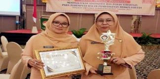 HUT Dharma Wanita ke-24, DWP Pasbar Raih Peringkat 3 Pelaksanaan E-Reporting