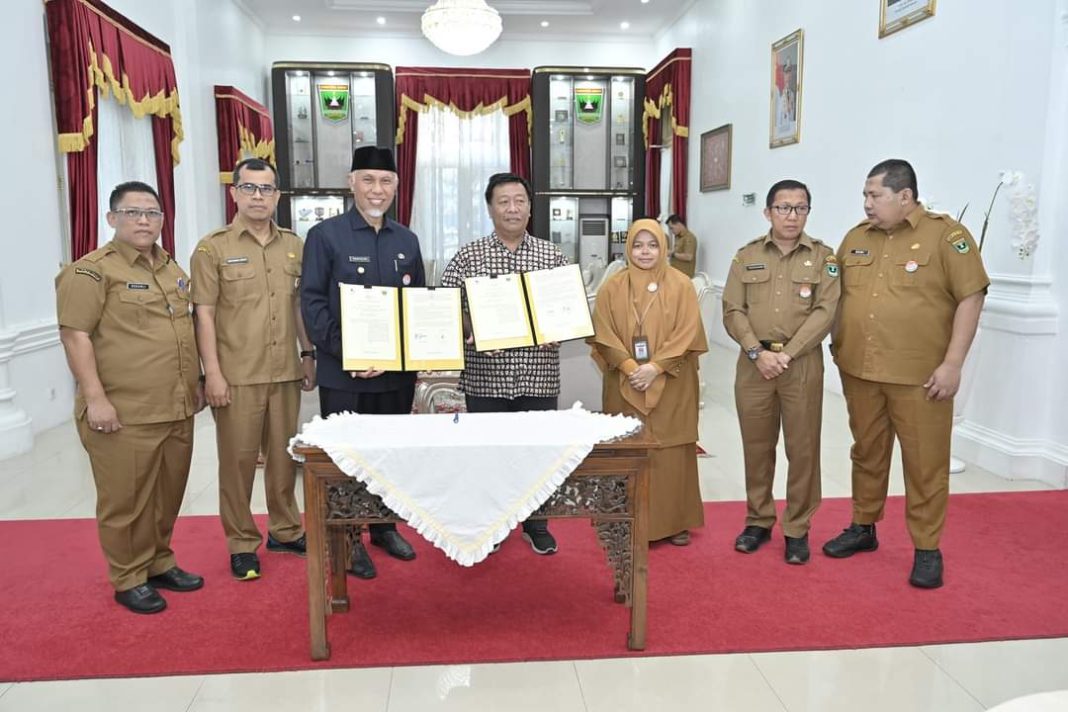 Jalin Kerja Sama, Gubernur Mahyeldi Tegaskan Pentingnya Pertanian Ramah Lingkungan