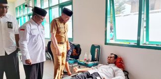 Bupati Sabar AS Apresiasi Donor Darah oleh ASN Kemenag Pasaman