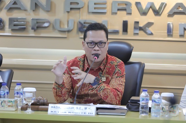 00402 hasan basri a Kepada Anies, Hasan Basri Beri Pertanyaan Seputar Kesejahteraan Masyarakat - Perbatasan