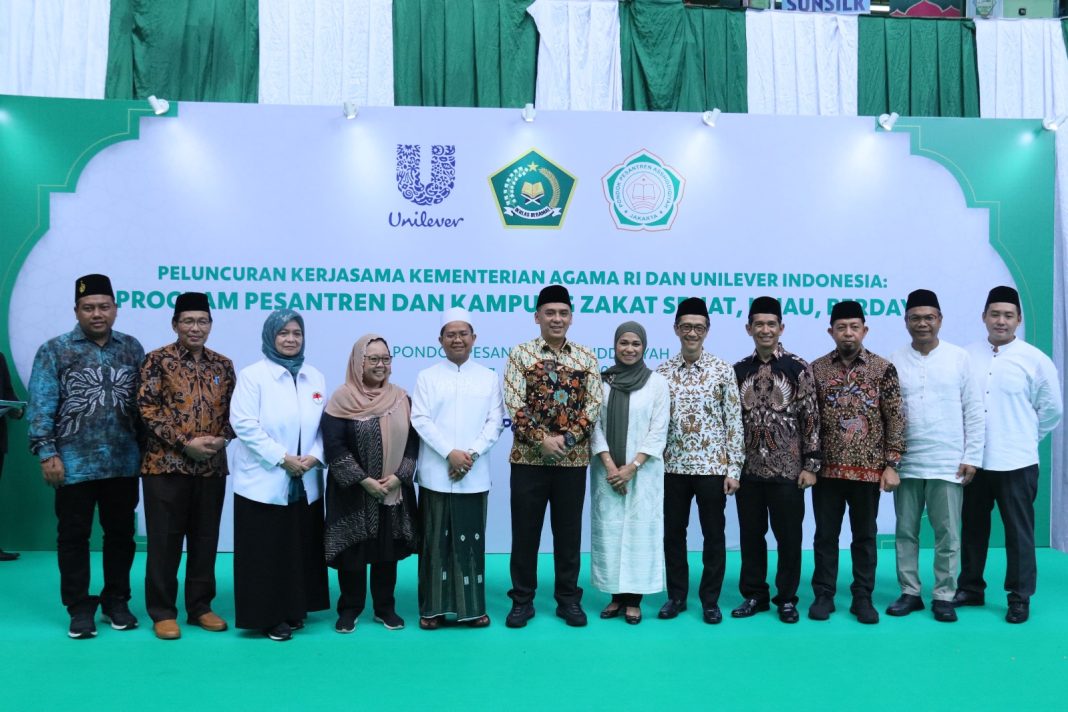 Kemenag dan Unilever Jajaki Kerjasama Program Pesantren dan Kampung Zakat Sehat