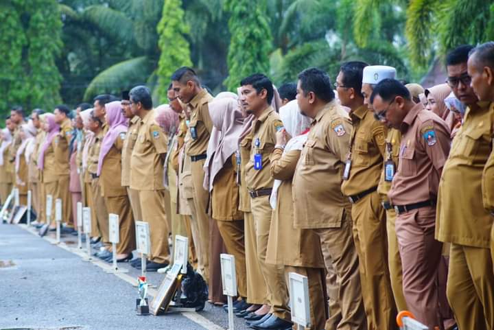 Pemkab Dharmasraya Gelar Apel Gabungan Bulan Februari 2024 2 Pemkab