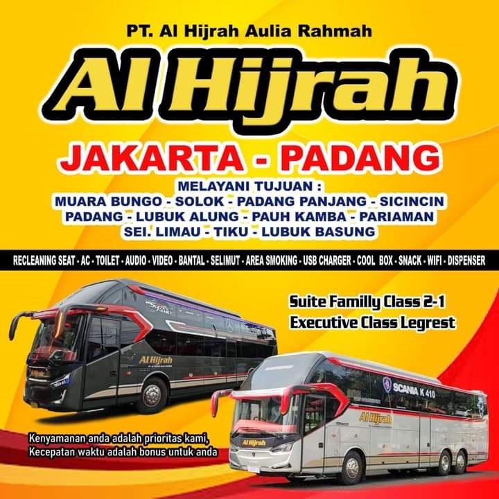 Persaingan Makin Ketat, Bus Al Hijrah Buka Trayek Sumbar Jakarta pada Lebaran 2024 1