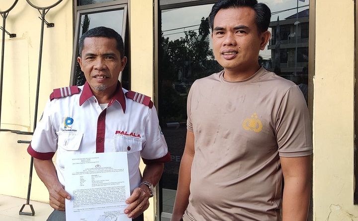 Pengemudi Bus Palala Laporkan Pelemparan Batu ke Polres Bungo 2 03002 palala lempar batu b