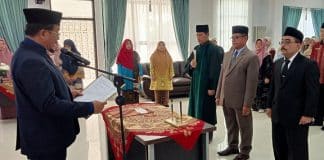 H. Alizar Lantik 2 Pejabat Pengawas di Kemenag Padang Panjang