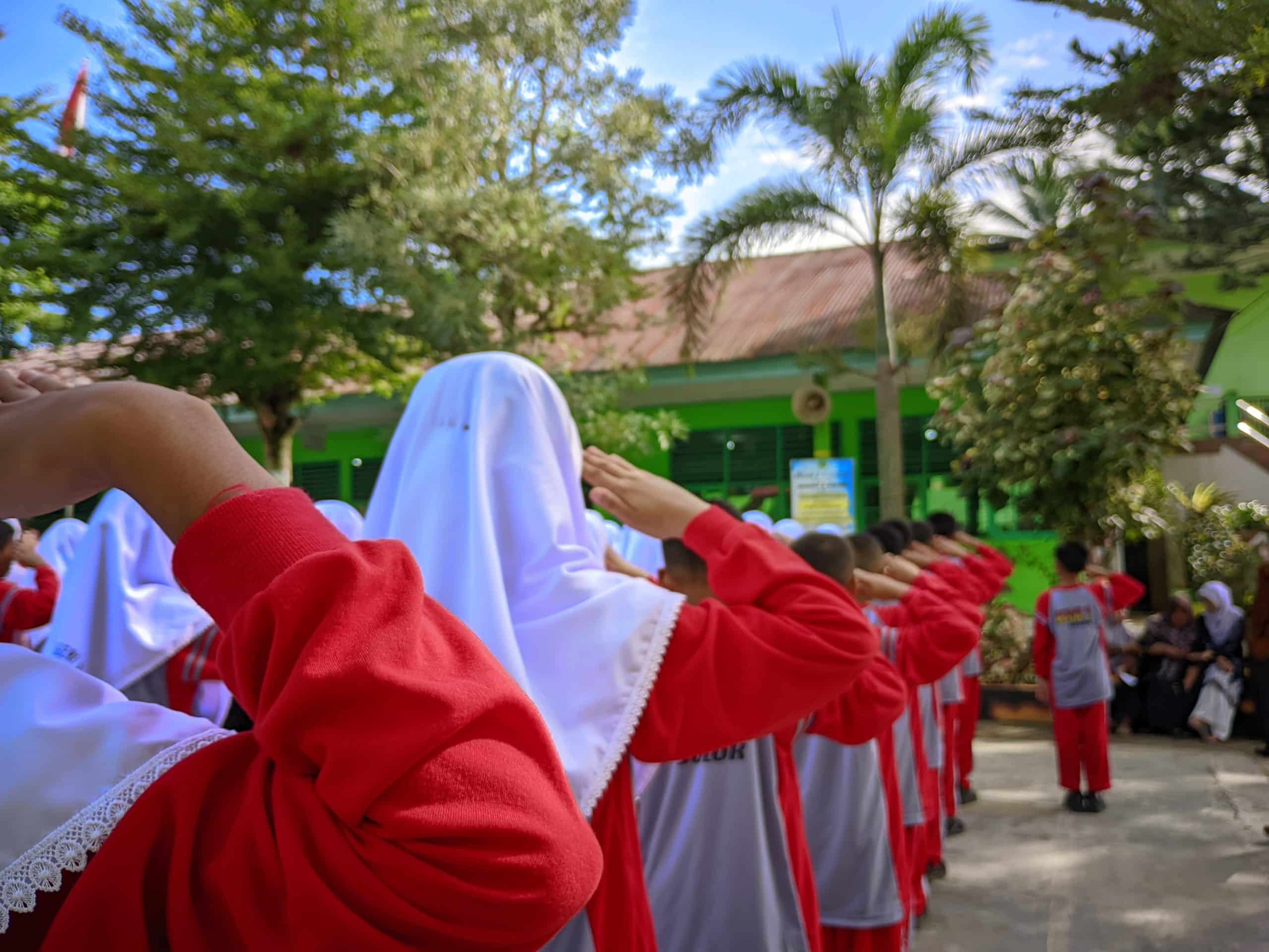 Meningkatkan Kedisiplinan, MTsN 2 Solok Gelar Latihan PBB Bersama Kodim 0309 Solok 3 Latihan