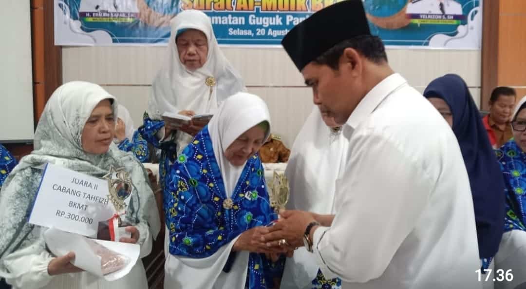 M0tivasi Peserta Lansia Mengaji, BKMT Kerjasama Dengan Kemenag dan Camat Gelar Lomba Menghafal dan Tahsin Al-Qur'an 2 Lansia