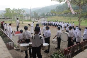 Upacara Peringatan HUT RI ke 79 di MA dan MTS Nagari Gantung Ciri Berjalan Khidmat 2