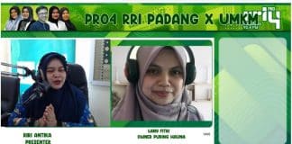 Lany Fitri, Bagi Kisah Inspiratif UMKM "Puding Hauna" di RRI Sumatera Barat