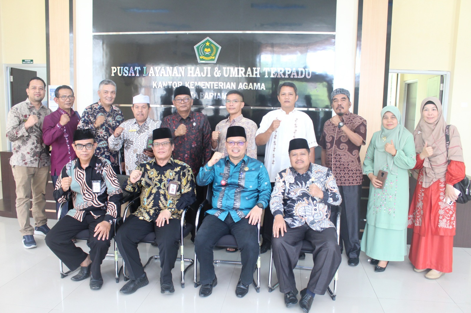 Kunjungan Kerja, Kemenag Agam Sambangi Kemenag Kota Pariaman Inspirasi Pengembangan PLHUT