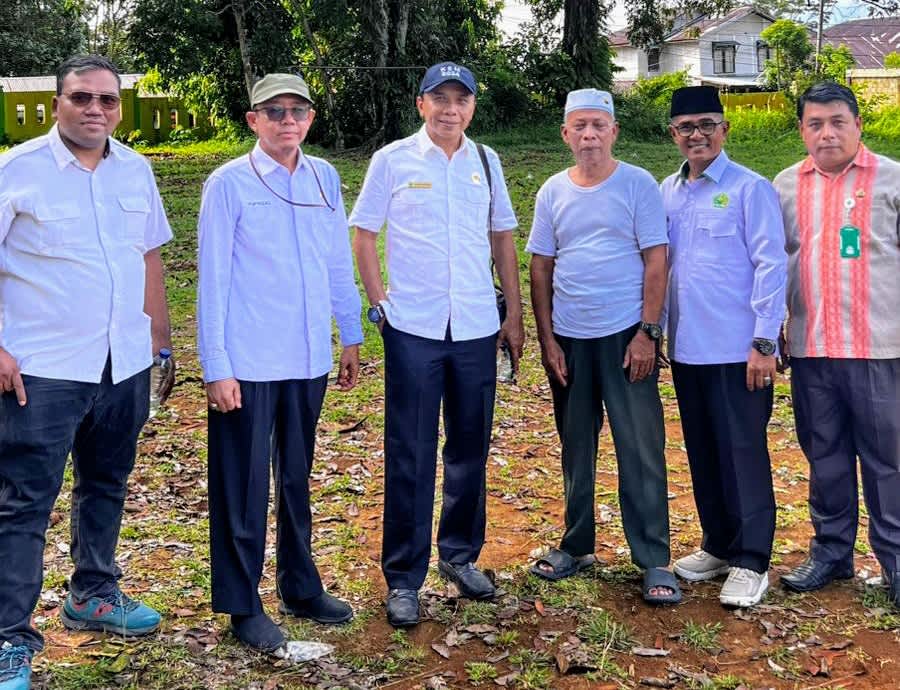 Kanwil Kemenag Sumbar Tinjau Langsung Pembangunan Madrasah SBSN di Mentawai 