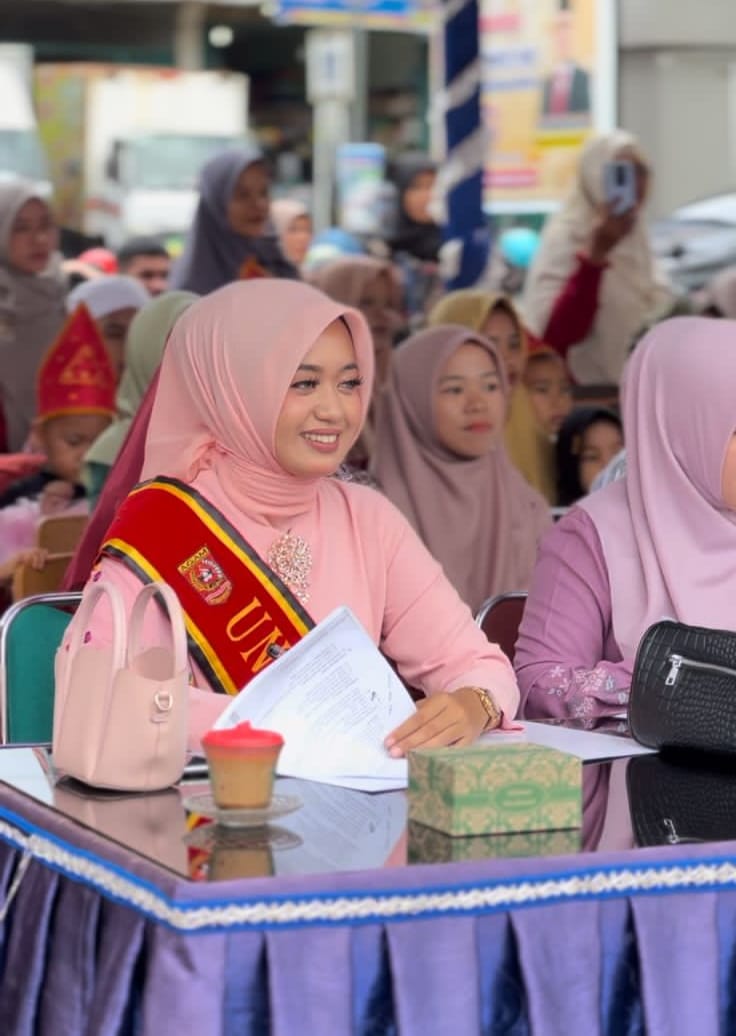Zakiyyatur Rahma Siswa MTsN 4 Agam, Raih Juara 2 Fashion Show Islami HAB Kemenag ke-79 Tingkat Kab Agam
