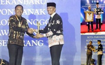 Pemko Pariaman Terima Penghargaan IGA dari Kemendagri penghargaan