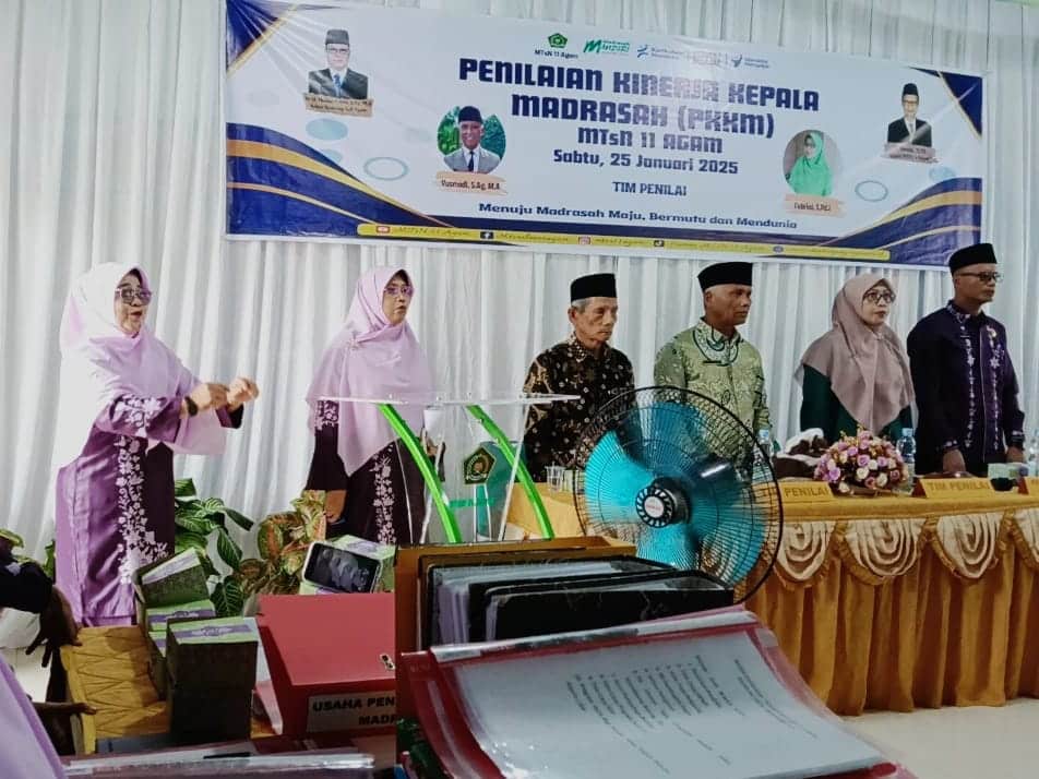 PKKM MTsN 11 Agam Berjalan Lancar, Tim Penilai Puji Inovasi Madrasah 