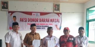 Disaksikan Bupati Pasaman, Kemenag MoU dengan PMI