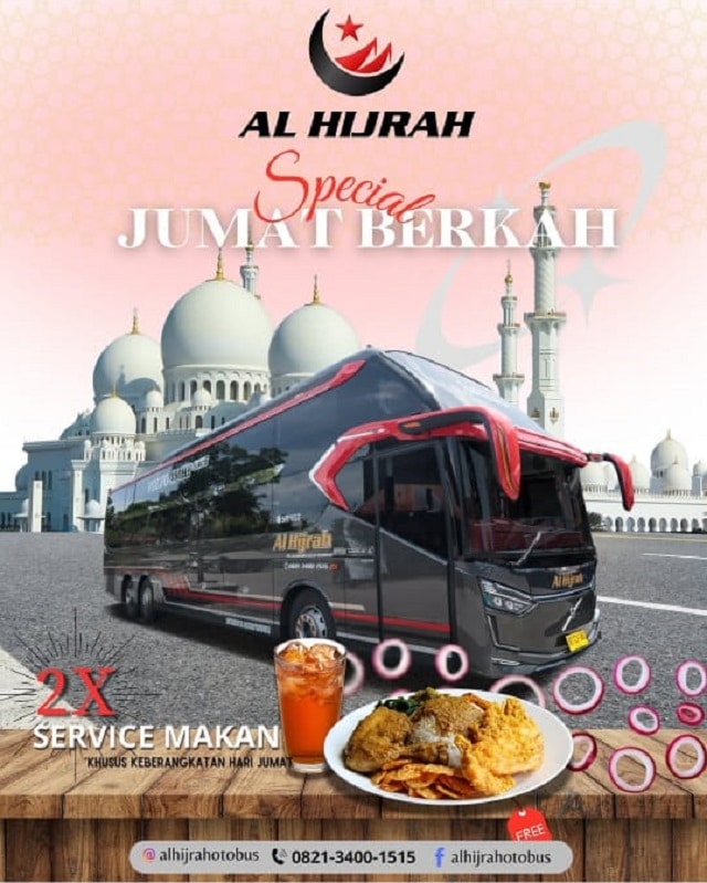 Jumat Berkah PO. Alhijrah, Penumpang Dapat 2 Kali Voucher Makan 2 01202 alhijrah jumat