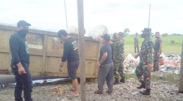 Koramil 1403 dan Polri dan Ormas Silu Raya Bersama Pemerintah Goro di Padang Sappa