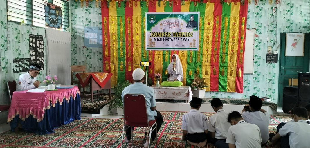 MTsN 2 Kota Pariaman Gelar Kompre Tahfizhul Qur’an Angkatan III